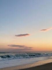 Obraz premium Summer sunset at the beach 