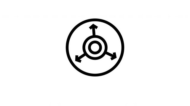 accelerometer sensor animated icon