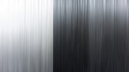 Obraz premium Abstract grayscale vertical lines, half light, half dark.