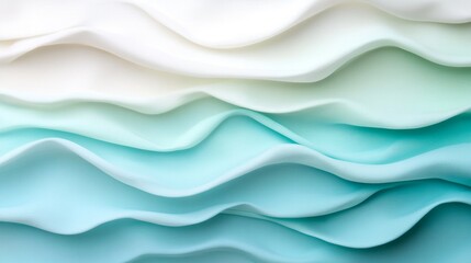 Obraz premium Abstract wavy pastel colored layers