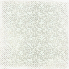 Paper vintage damask and baroque, floral seamless ornamental pattern fabric background 