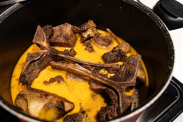 Cow bones to make Beef stock with