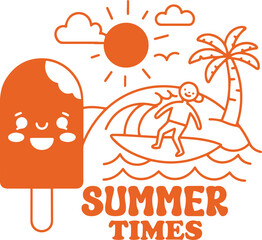 Summer Times Graphic