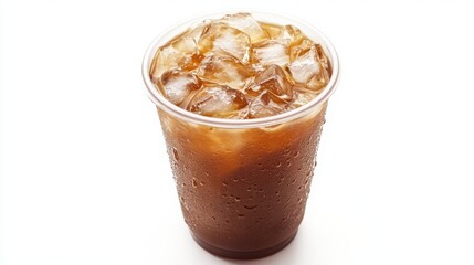 Iced Coffee Drink in Plastic Cup