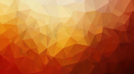 Obraz premium Abstract orange and yellow geometric low poly background.