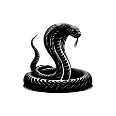 Fototapeta premium Cobra Snake silhouette vector file.