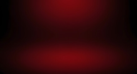 Red Glowing Spotlight Dark Abstract Background