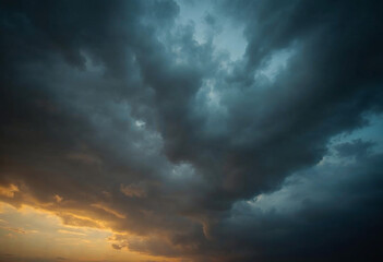Fototapeta premium Dramatic storm clouds moving across the sky