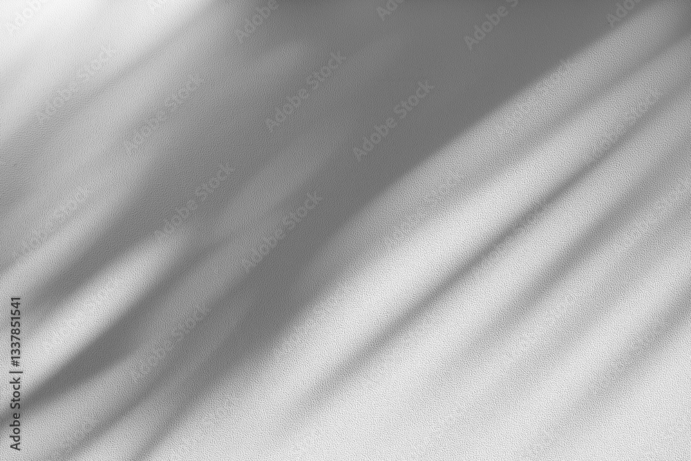 Poster wall interior background, studio and backdrops show products.with shadow from window color white and