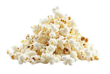 Freshly Popped Buttery Popcorn Ready for Movie Night.