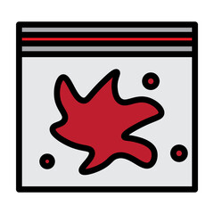 Blood Sample Vector Filled Icon Design