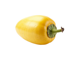 yellow pepper isolated on white