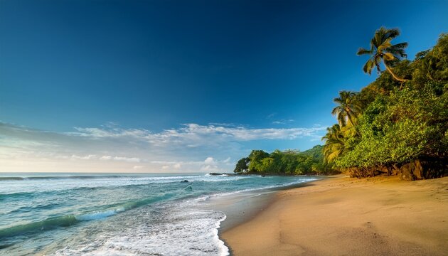 idyllic beach manzanillo costa rica