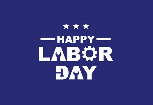Happy Labor Day in United States America Background Vector Illustration