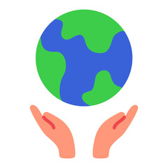 Save the earth vector illustration