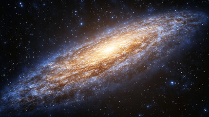 Obraz premium space galaxy in space, Bright and Beautiful Milky Way