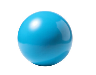 blue sphere isolated on white