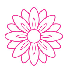 Daisy Flower Ouline Icon