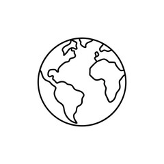 earth globe illustration