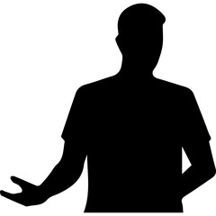 Silhouette of Man Giving Presentation