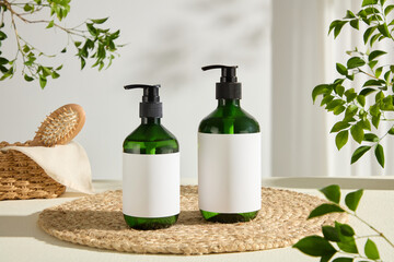 Advertising photo for cosmetic with minimal concept