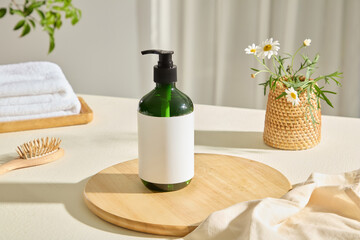 Advertising photo for cosmetic with minimal concept