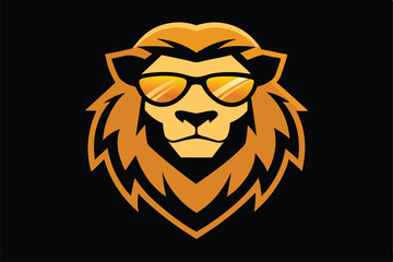 lion head vector