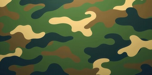 Naklejka premium Classic military style camo repeating vector background , masking, graphic, texture