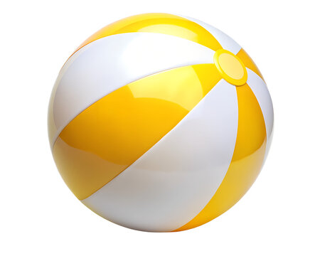 beach ball isolated on white