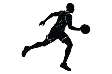 basketball player silhouette