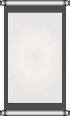 Chinese Traditional Scroll, Elegant Oriental Banner with Classic Patterns, suitable for various Oriental and Chinese-style designs, as well as festivals and celebrations.