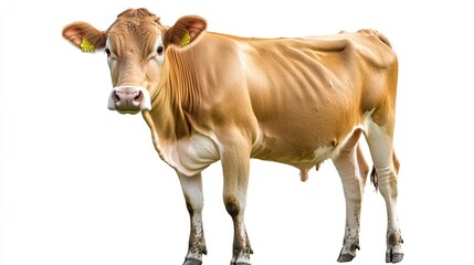 Cow isolated on white background