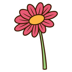 Colorful Flower Illustration