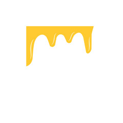 illustration of dripping honey liquid