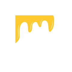 illustration of dripping honey liquid