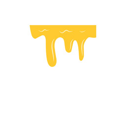 illustration of dripping honey liquid