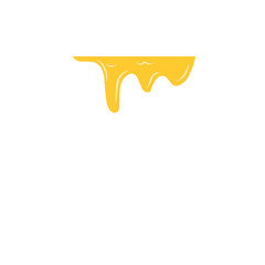 illustration of dripping honey liquid