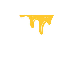 illustration of dripping honey liquid