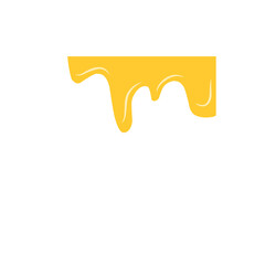 illustration of dripping honey liquid