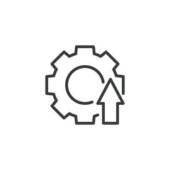 Process Optimization line icon