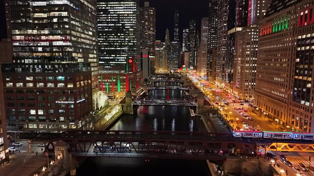 Holiday Train going through Chicago 
