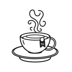 Tea cup vector