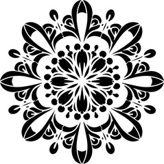 Mandala Stencil Vector Design, Intricate Mandala Stencil Art, Circular Mandala Stencil Vector, Decorative Mandala Template Design, Floral Mandala Stencil Vector, Traditional Mandala Vector Art, Abstra