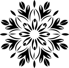 Fototapeta premium Mandala Stencil Vector Design, Intricate Mandala Stencil Art, Circular Mandala Stencil Vector, Decorative Mandala Template Design, Floral Mandala Stencil Vector, Traditional Mandala Vector Art, Abstra