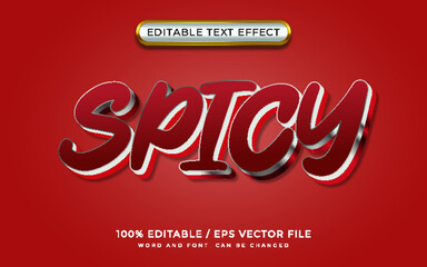 Spicy Editable Text Effect