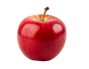 red apple isolated on white
