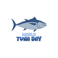 Vector graphic of World Tuna Day for World Tuna Day celebration.