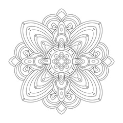 Mandala illustration vector pattern 

