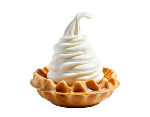 vanilla ice cream with chocolate