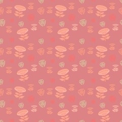 flower seamless background floral motif traditional art deco fan pattern